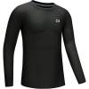 imageG Gradual Boys Youth Compression Shirt Long Sleeve Football Baseball Undershirt Quick Dry Sports Base Layer for BoyGrey