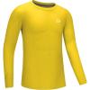 imageG Gradual Boys Youth Compression Shirt Long Sleeve Football Baseball Undershirt Quick Dry Sports Base Layer for BoyYellow