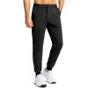 imageG Gradual Mens Stretch Golf Joggers with 3 Pockets Slim Fit Sweatpants Work Dress Casual Pants for Men with Belt LoopsBlack
