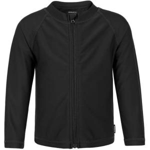 imageBoys Toddler Rash Guard Long Sleeve UPF 50 Sun Protection Lightweight Swim Shirt for Baby KidsBlack