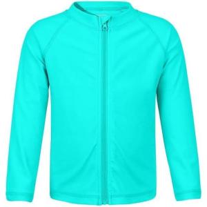 imageBoys Toddler Rash Guard Long Sleeve UPF 50 Sun Protection Lightweight Swim Shirt for Baby KidsLight Green