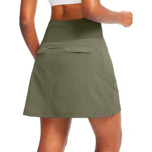 imageG Gradual Golf Skorts Skirts for Women with 5 Pockets Womens High Waisted Lightweight Athletic Skirt for Tennis RunningSage Grey