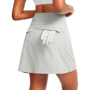 imageG Gradual Golf Skorts Skirts for Women with 5 Pockets Womens High Waisted Lightweight Athletic Skirt for Tennis RunningSilver