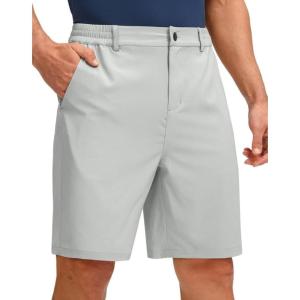 imageG Gradual Mens Golf Shorts with 5 Pockets 9quot Light Weight Stretch Quick Dry Casual Dress Work Shorts for MenGlacier Grey
