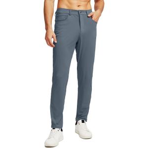 imageG Gradual Mens Stretch Golf Pants with 6 Pockets Slim Fit Dress Pants for Men Travel Casual WorkDusty Blue