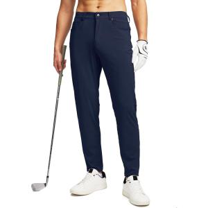 imageG Gradual Mens Stretch Golf Pants with 6 Pockets Slim Fit Dress Pants for Men Travel Casual WorkNavy