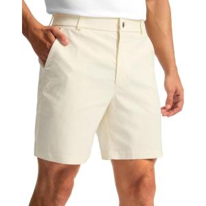 imageMens Golf Dress Shorts 7quot 9quot Stretch Casual Work Flat Front Shorts for Men with 3 Pockets Quick DryWbeige