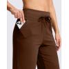 imageG GRADUAL Bermuda Shorts for Women with Pockets 10quot Knee Length Womens High Waisted Long Shorts for Walking Athletic WorkoutBrown