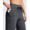imageG GRADUAL Bermuda Shorts for Women with Pockets 10quot Knee Length Womens High Waisted Long Shorts for Walking Athletic WorkoutDark Grey