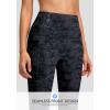 imageG Gradual Fleece Lined Leggings for Women No Front Seam High Waist Thermal Flare Pants with Pockets for Winter Hiking YogaBlack Camo