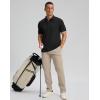 imageG Gradual Golf Shirts Short Sleeve Quick Dry Performance Moisture Wicking Collared Heather Polo Casual Athletic BusinessAblack