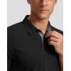 imageG Gradual Golf Shirts Short Sleeve Quick Dry Performance Moisture Wicking Collared Heather Polo Casual Athletic BusinessAblack