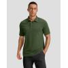 imageG Gradual Golf Shirts Short Sleeve Quick Dry Performance Moisture Wicking Collared Heather Polo Casual Athletic BusinessAdark Green