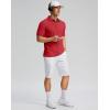 imageG Gradual Golf Shirts Short Sleeve Quick Dry Performance Moisture Wicking Collared Heather Polo Casual Athletic BusinessAdark Red