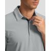 imageG Gradual Golf Shirts Short Sleeve Quick Dry Performance Moisture Wicking Collared Heather Polo Casual Athletic BusinessAgrey
