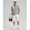 imageG Gradual Golf Shirts Short Sleeve Quick Dry Performance Moisture Wicking Collared Heather Polo Casual Athletic BusinessAgrey