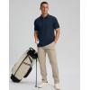 imageG Gradual Golf Shirts Short Sleeve Quick Dry Performance Moisture Wicking Collared Heather Polo Casual Athletic BusinessAnavy