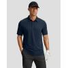 imageG Gradual Golf Shirts Short Sleeve Quick Dry Performance Moisture Wicking Collared Heather Polo Casual Athletic BusinessAnavy