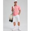 imageG Gradual Golf Shirts Short Sleeve Quick Dry Performance Moisture Wicking Collared Heather Polo Casual Athletic BusinessApink