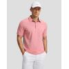 imageG Gradual Golf Shirts Short Sleeve Quick Dry Performance Moisture Wicking Collared Heather Polo Casual Athletic BusinessApink