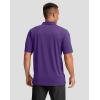 imageG Gradual Golf Shirts Short Sleeve Quick Dry Performance Moisture Wicking Collared Heather Polo Casual Athletic BusinessApurple