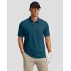 imageG Gradual Golf Shirts Short Sleeve Quick Dry Performance Moisture Wicking Collared Heather Polo Casual Athletic BusinessAreflecting Pond