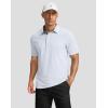 imageG Gradual Golf Shirts Short Sleeve Quick Dry Performance Moisture Wicking Collared Heather Polo Casual Athletic BusinessAwhite