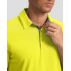 imageG Gradual Golf Shirts Short Sleeve Quick Dry Performance Moisture Wicking Collared Heather Polo Casual Athletic BusinessAyellow