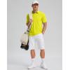 imageG Gradual Golf Shirts Short Sleeve Quick Dry Performance Moisture Wicking Collared Heather Polo Casual Athletic BusinessAyellow