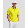 imageG Gradual Golf Shirts Short Sleeve Quick Dry Performance Moisture Wicking Collared Heather Polo Casual Athletic BusinessAyellow