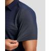 imageG Gradual Golf Shirts Short Sleeve Quick Dry Performance Moisture Wicking Collared Heather Polo Casual Athletic BusinessBnavy Coloured Lines