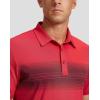 imageG Gradual Golf Shirts Short Sleeve Quick Dry Performance Moisture Wicking Collared Heather Polo Casual Athletic BusinessBred Stripe