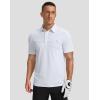 imageG Gradual Golf Shirts Short Sleeve Quick Dry Performance Moisture Wicking Collared Heather Polo Casual Athletic BusinessBwhite Coco Tree