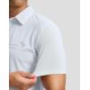 imageG Gradual Golf Shirts Short Sleeve Quick Dry Performance Moisture Wicking Collared Heather Polo Casual Athletic BusinessBwhite Coco Tree