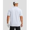 imageG Gradual Golf Shirts Short Sleeve Quick Dry Performance Moisture Wicking Collared Heather Polo Casual Athletic BusinessBwhite Coco Tree