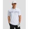 imageG Gradual Golf Shirts Short Sleeve Quick Dry Performance Moisture Wicking Collared Heather Polo Casual Athletic BusinessBwhite Leaves