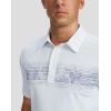imageG Gradual Golf Shirts Short Sleeve Quick Dry Performance Moisture Wicking Collared Heather Polo Casual Athletic BusinessBwhite Leaves