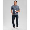 imageG Gradual Golf Shirts Short Sleeve Quick Dry Performance Moisture Wicking Collared Heather Polo Casual Athletic BusinessDark Blue