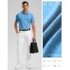 imageG Gradual Golf Shirts Short Sleeve Quick Dry Performance Moisture Wicking Collared Heather Polo Casual Athletic BusinessLake Blue