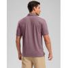 imageG Gradual Golf Shirts Short Sleeve Quick Dry Performance Moisture Wicking Collared Heather Polo Casual Athletic BusinessMerlot Red