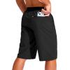 imageG Gradual Mens 11quot Board Shorts with 3 Zipper Pockets Long Swim Trunks Quick Dry Bathing Suit Swimwear Beach Shorts No LinerBlack