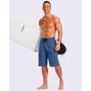imageG Gradual Mens 11quot Board Shorts with 3 Zipper Pockets Long Swim Trunks Quick Dry Bathing Suit Swimwear Beach Shorts No LinerBlue