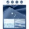 imageG Gradual Mens 11quot Board Shorts with 3 Zipper Pockets Long Swim Trunks Quick Dry Bathing Suit Swimwear Beach Shorts No LinerBlue