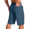 imageG Gradual Mens 11quot Board Shorts with 3 Zipper Pockets Long Swim Trunks Quick Dry Bathing Suit Swimwear Beach Shorts No LinerDark Blue
