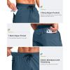imageG Gradual Mens 11quot Board Shorts with 3 Zipper Pockets Long Swim Trunks Quick Dry Bathing Suit Swimwear Beach Shorts No LinerDark Blue