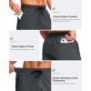 imageG Gradual Mens 11quot Board Shorts with 3 Zipper Pockets Long Swim Trunks Quick Dry Bathing Suit Swimwear Beach Shorts No LinerDark Grey