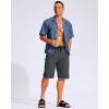 imageG Gradual Mens 11quot Board Shorts with 3 Zipper Pockets Long Swim Trunks Quick Dry Bathing Suit Swimwear Beach Shorts No LinerDark Grey