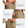 imageG Gradual Mens 11quot Board Shorts with 3 Zipper Pockets Long Swim Trunks Quick Dry Bathing Suit Swimwear Beach Shorts No LinerDark Khaki