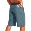 imageG Gradual Mens 11quot Board Shorts with 3 Zipper Pockets Long Swim Trunks Quick Dry Bathing Suit Swimwear Beach Shorts No LinerDusty Blue