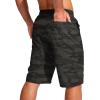 imageG Gradual Mens 11quot Board Shorts with 3 Zipper Pockets Long Swim Trunks Quick Dry Bathing Suit Swimwear Beach Shorts No LinerGreen Camo